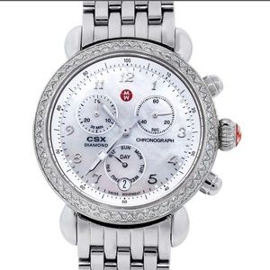 Michele CSX Diamond Bezel MOP Dial Ladies Watch